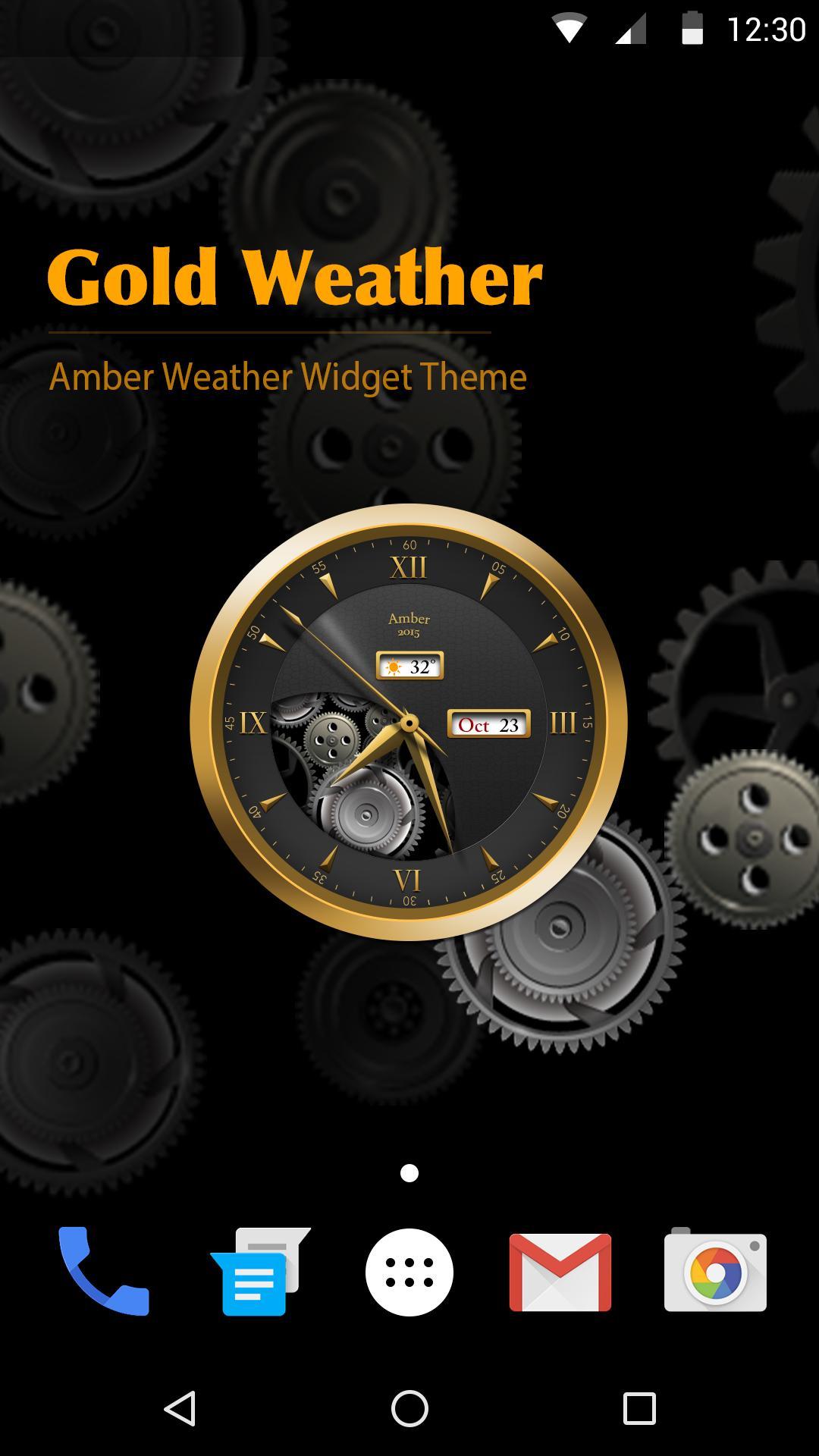 Analog Clock Widget Android
