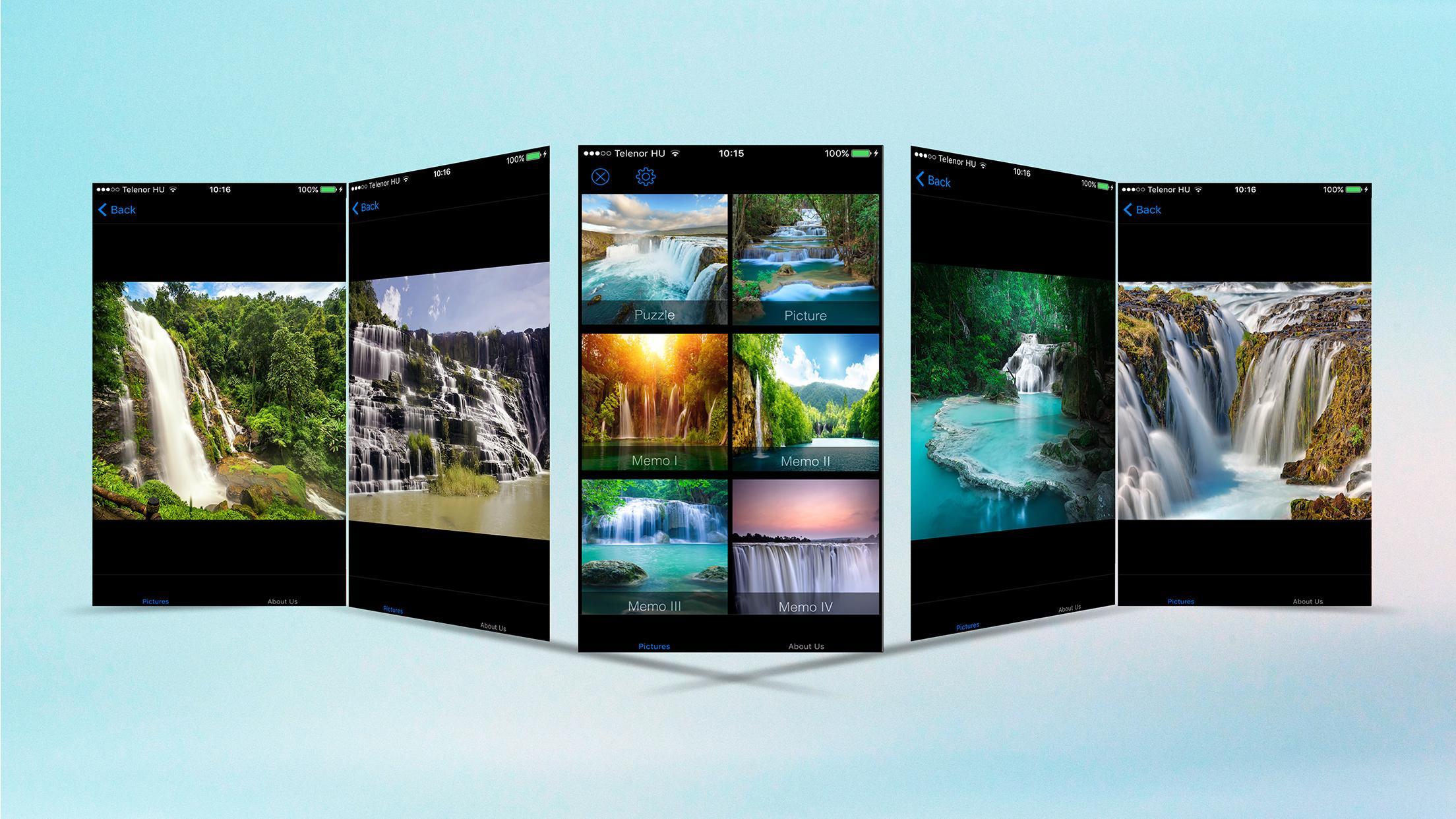 Magical Waterfalls Pic Puzzles