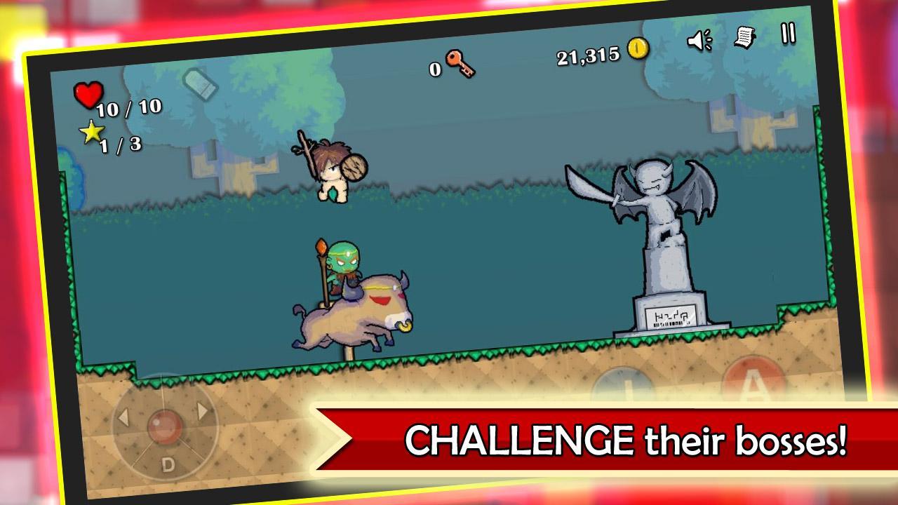 2D Plaform: Defeat All Orcs