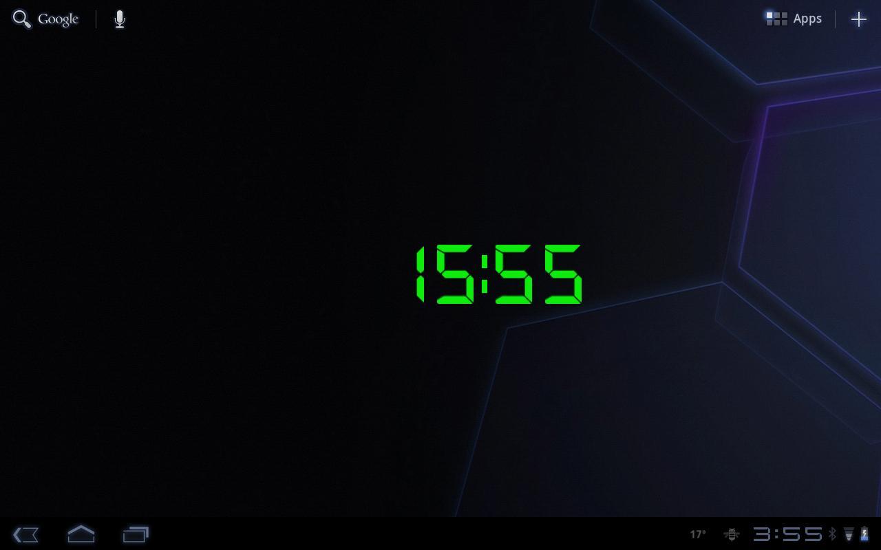 24 Hour Digital Clock Widget
