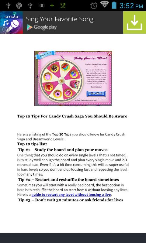New Guide for Candy Crush Saga