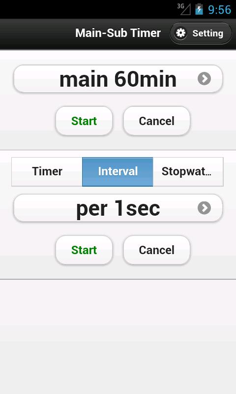 Main-Sub Timer