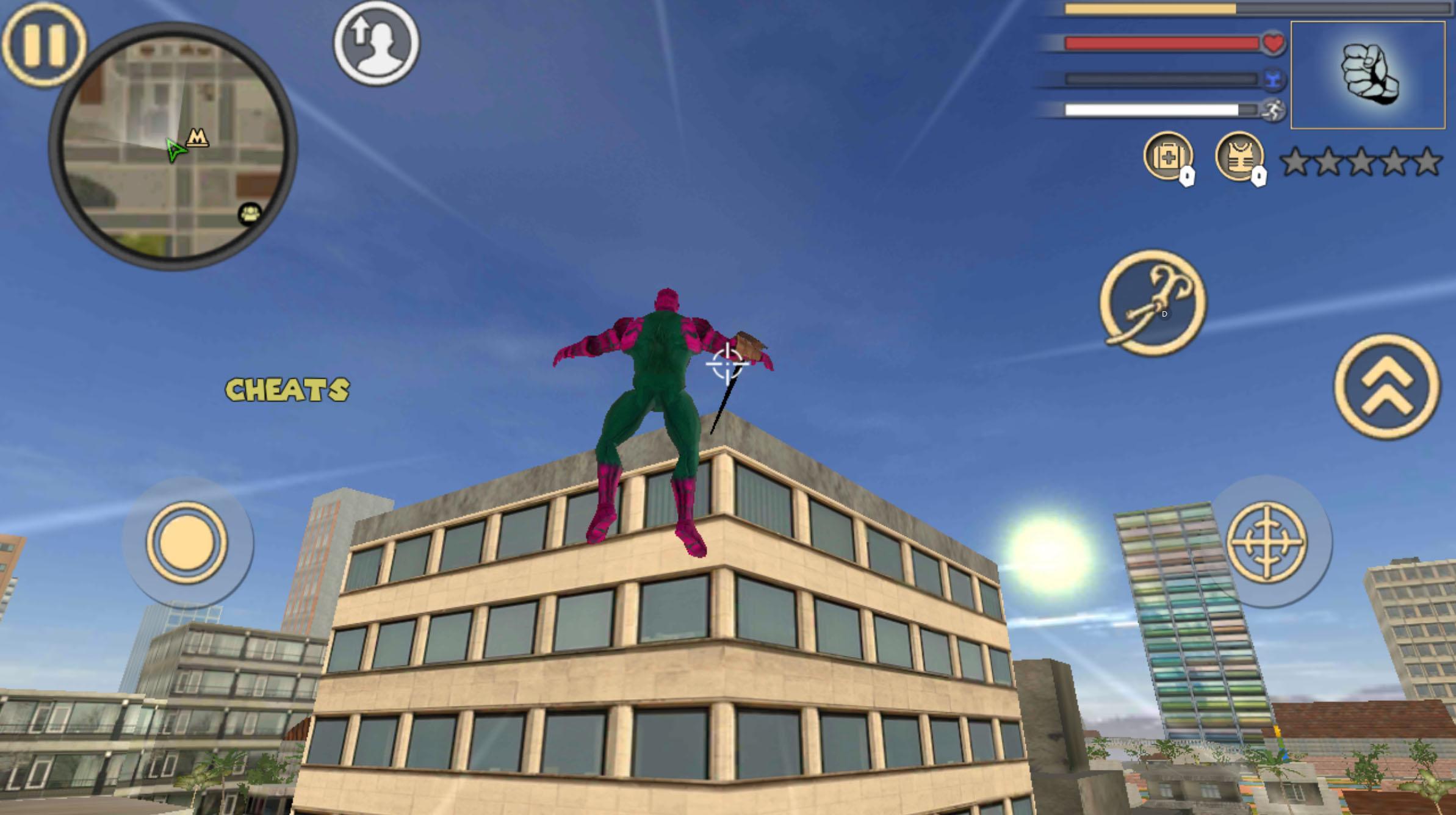 Amazing Spider Rope Hero Ninja Strange Crime