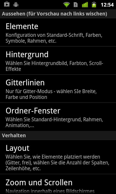 Lightning Launcher - Deutsch