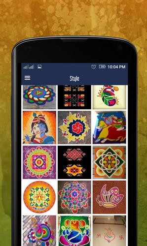 Diwali rangoli design