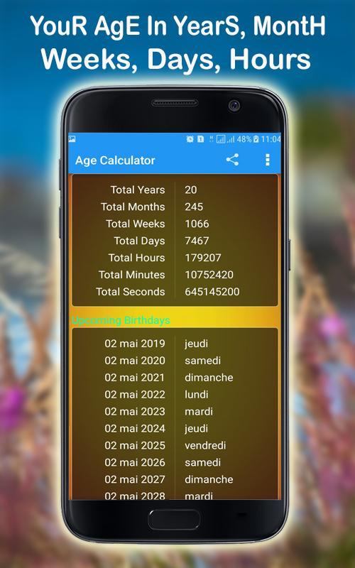 Calculate your age -New Way-