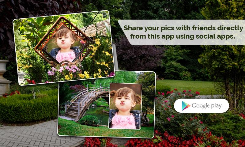 Real Garden Photo Frames