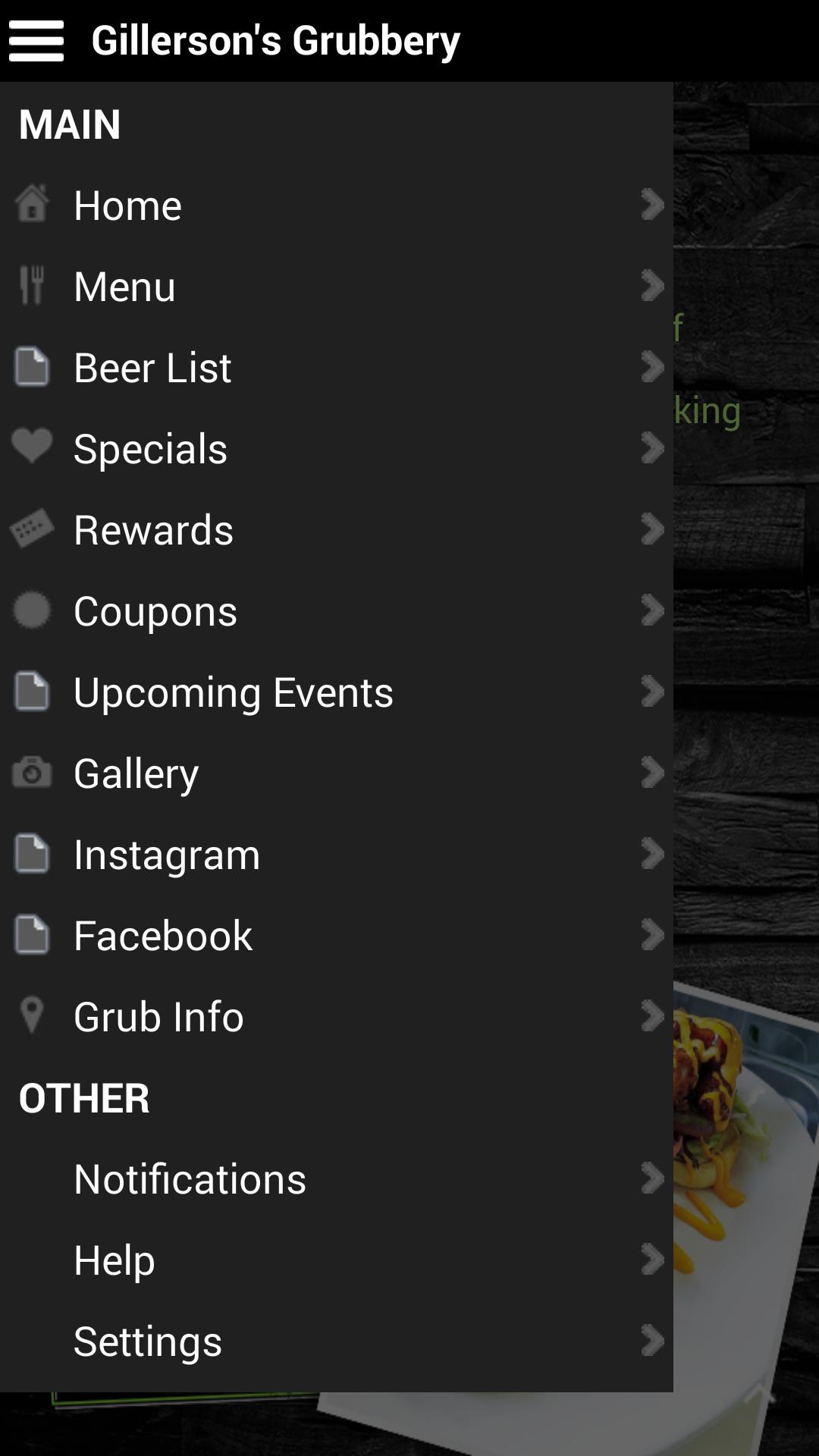 Gillerson's Grubbery