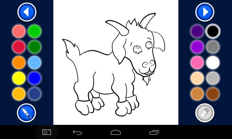 Kids Coloring blue Book