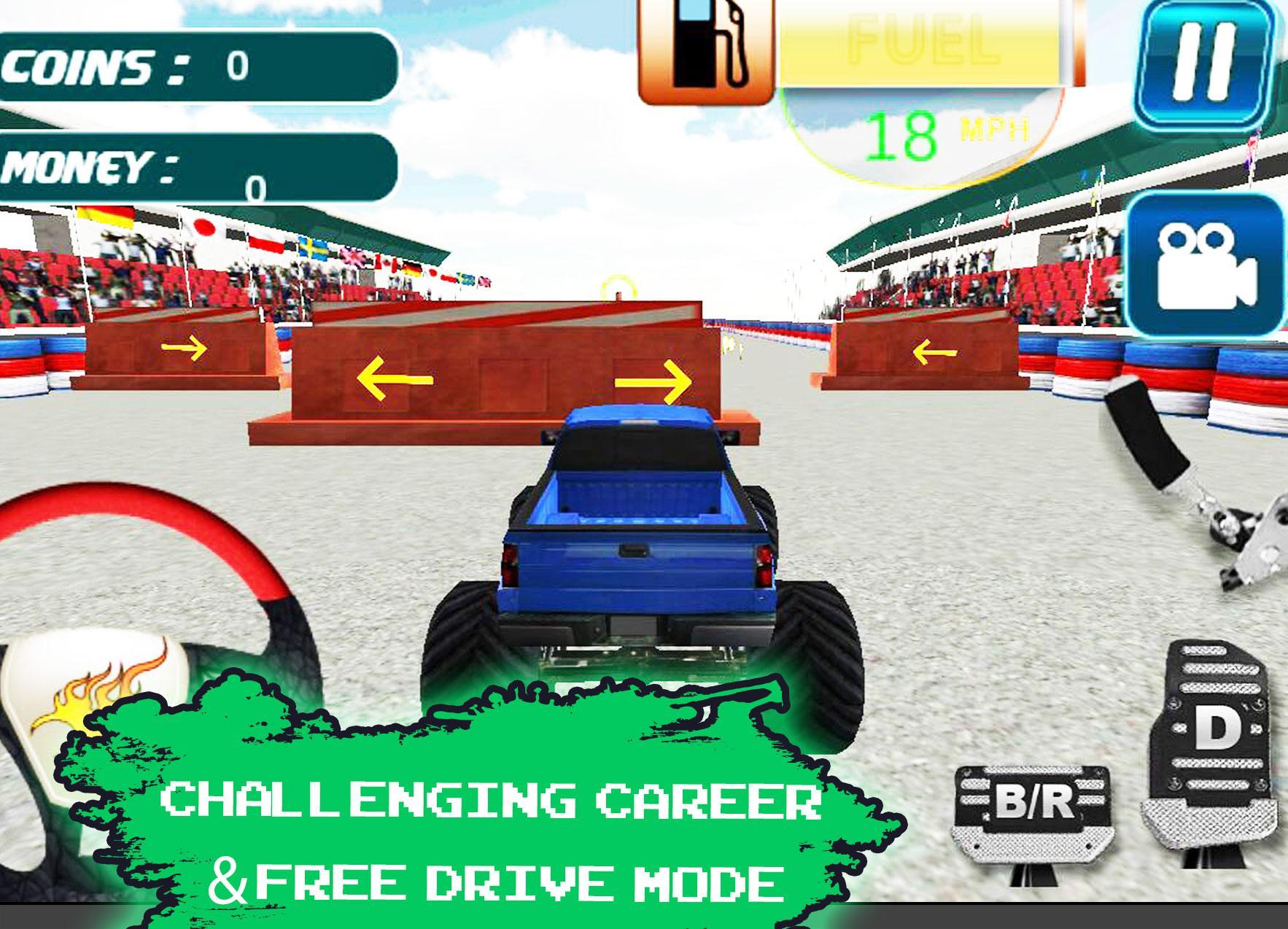 Monster Truck Driving : 4X4 Truck Driving Games