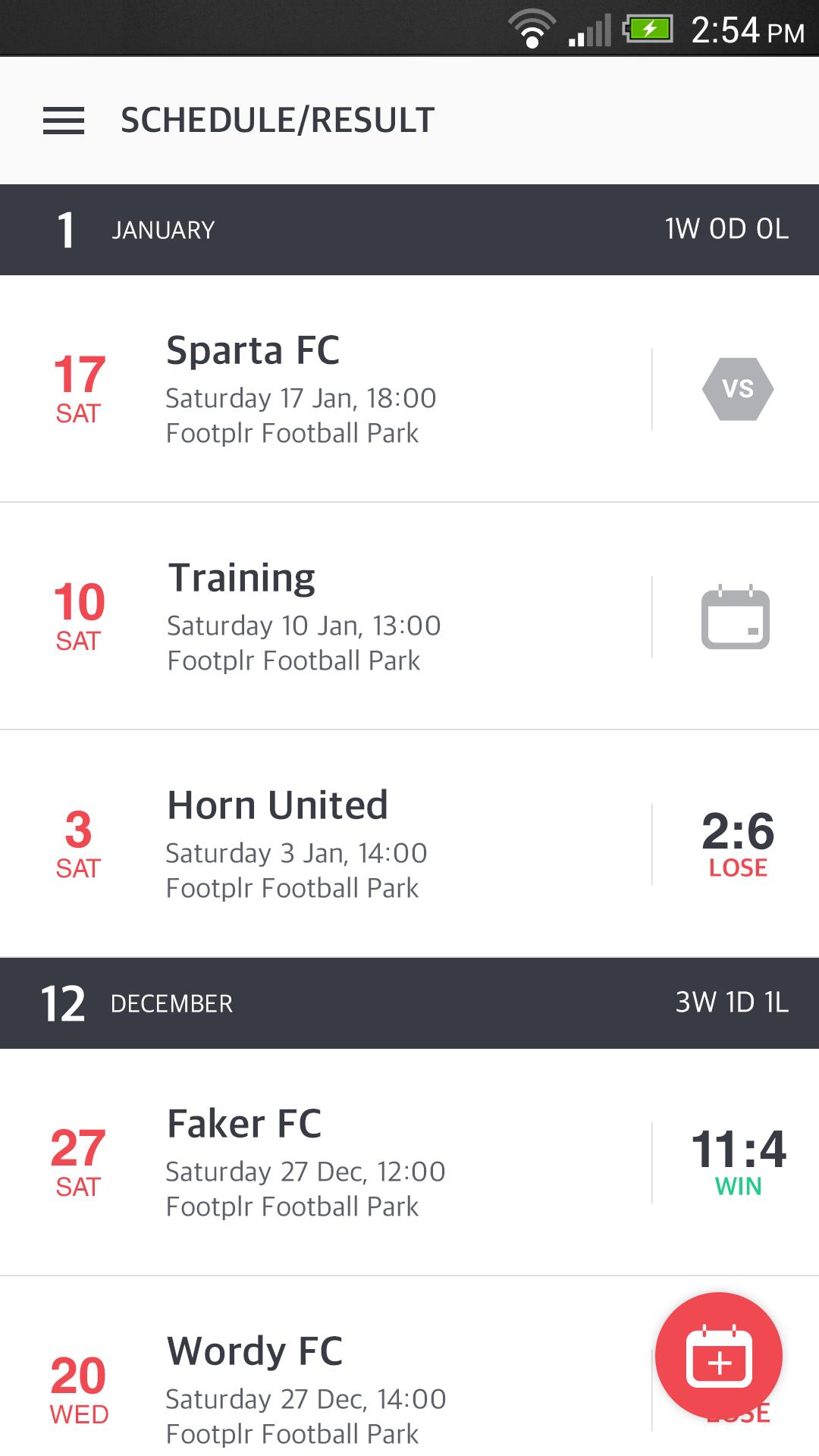 Footplr for team manager