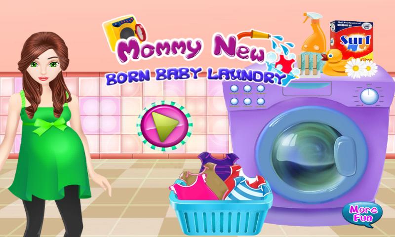 Mommy Newborn Baby Laundry