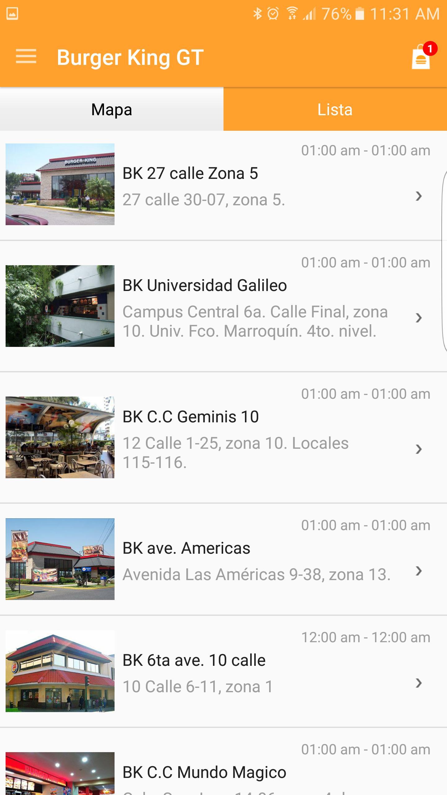 Burger King Guatemala