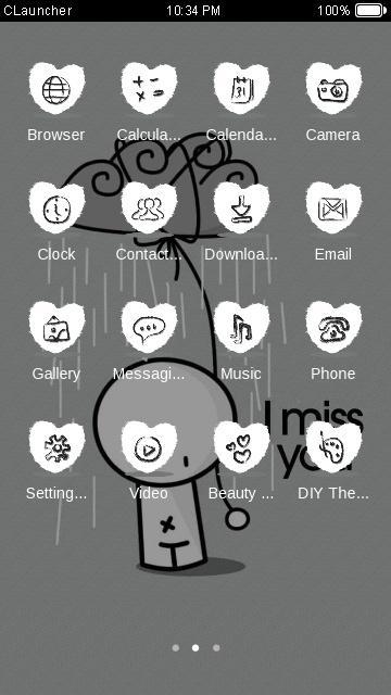 Miss You Mood Theme HD