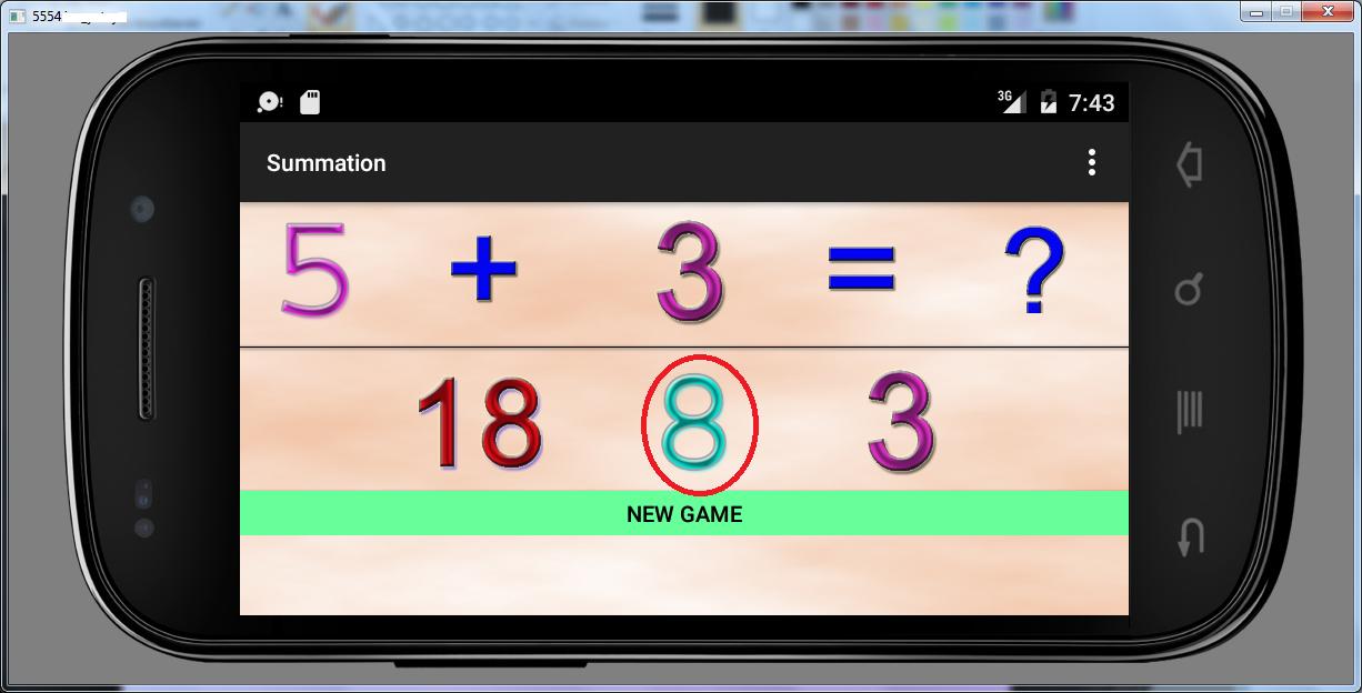 6 years educational games sum