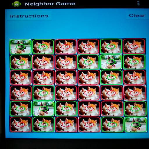 Neighbor (0/1 or Dog/Cat) Game