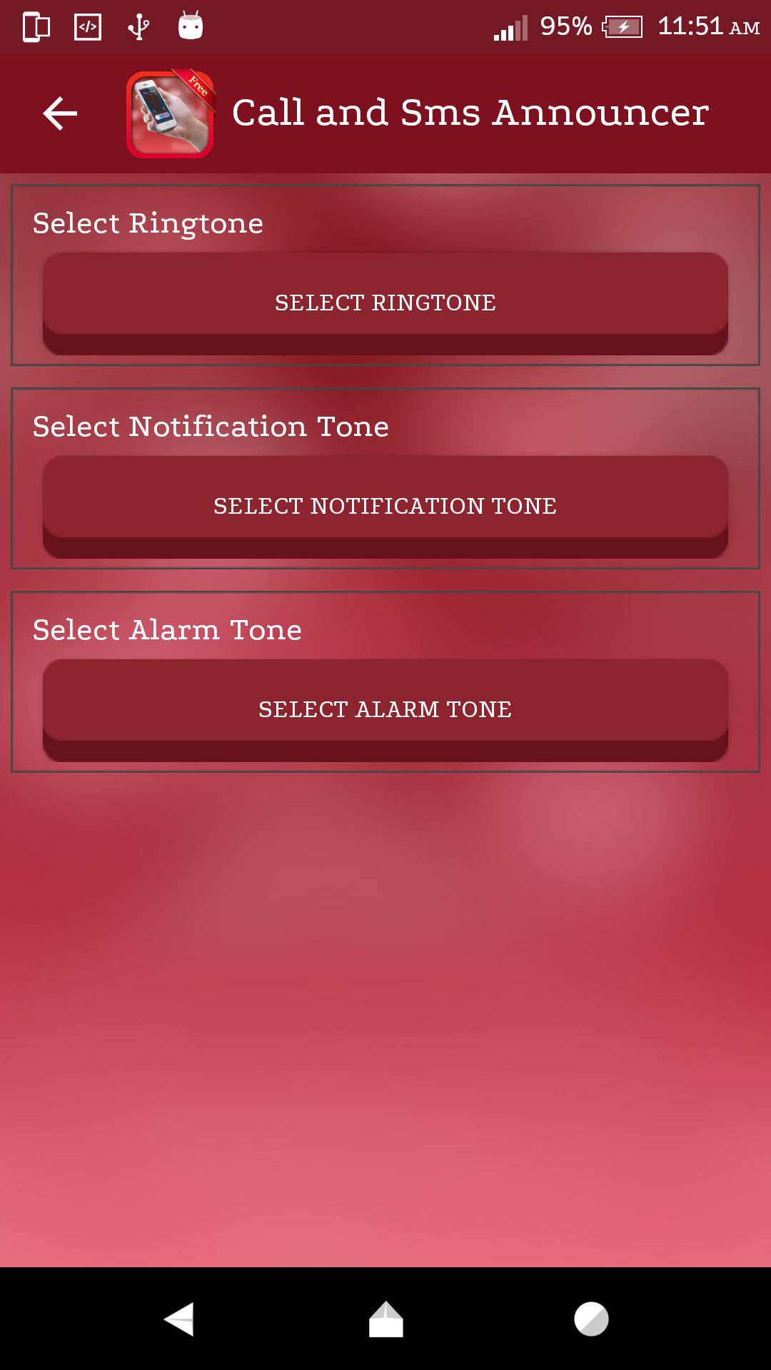 Caller Name and SMS Announcer