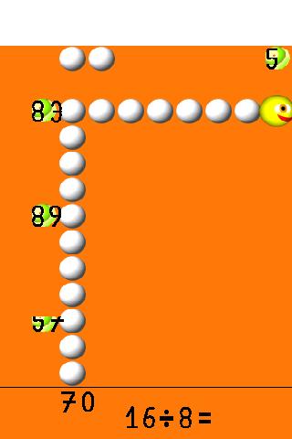 Fun math games. Worm's aims.