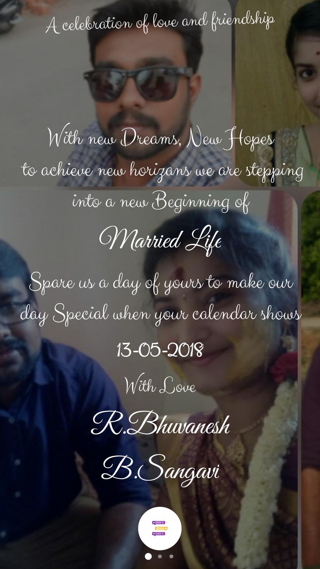 Bhuvanesh weds Sangavi