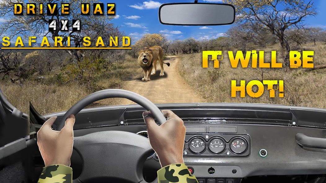 Drive UAZ 4x4 Safari Sand