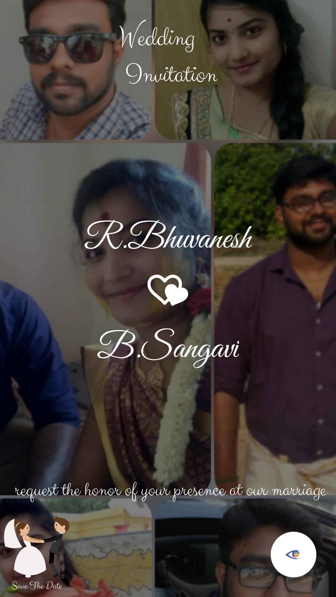 Bhuvanesh weds Sangavi