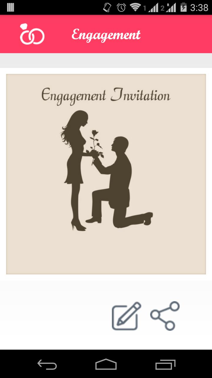 Engagement Invitation Lite