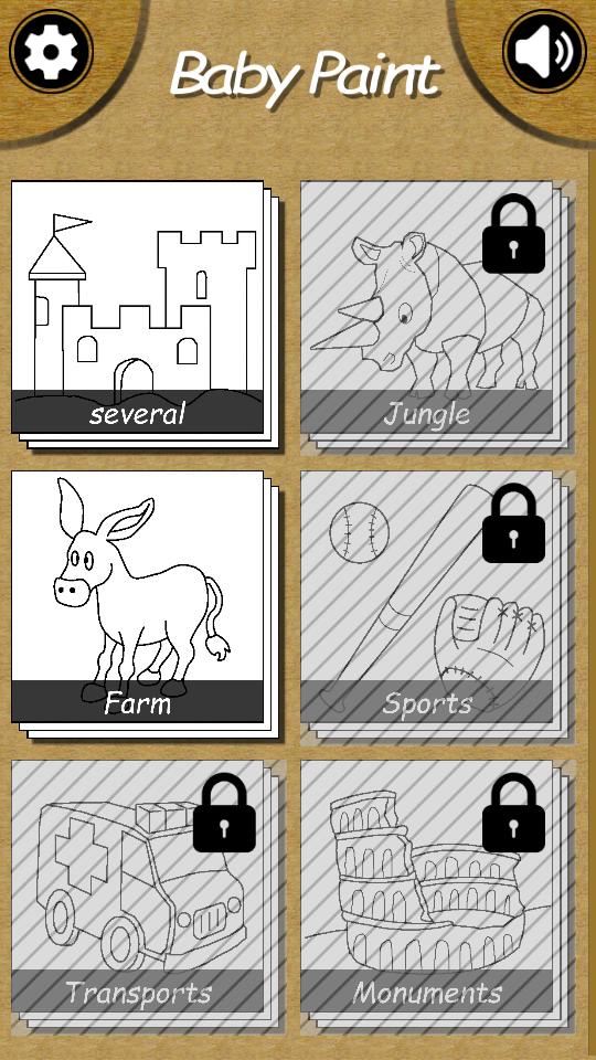 Baby Paint - Coloring book