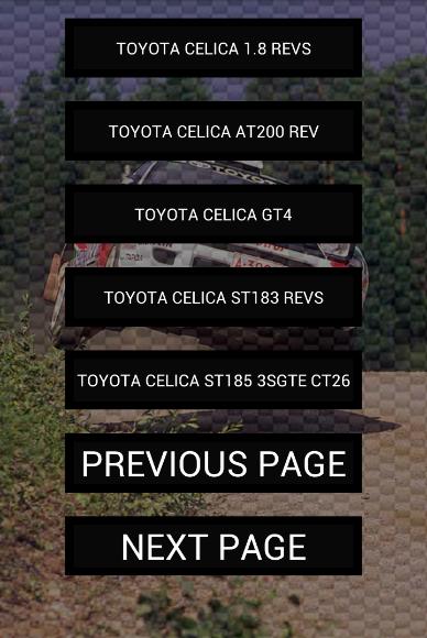 Engine sounds of Celica