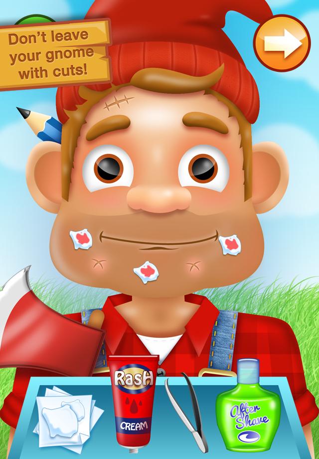 Hairy Face Salon Gnome Shave