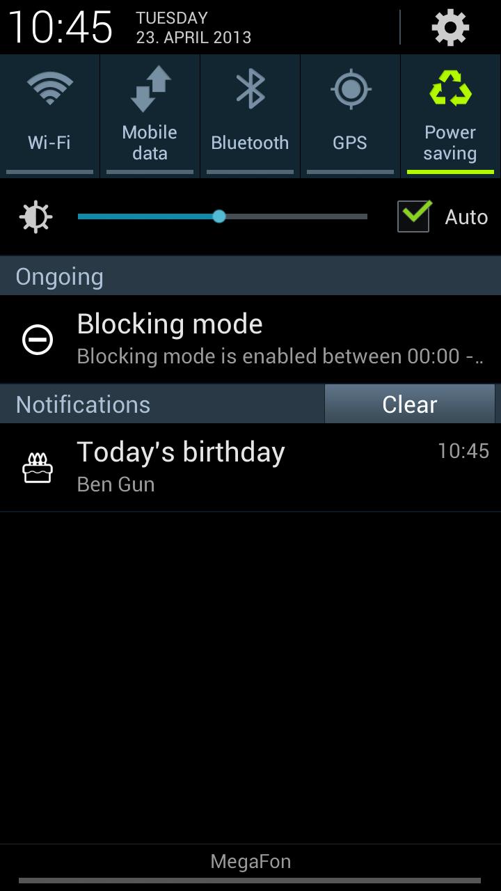 Birthdays Manager Reminder