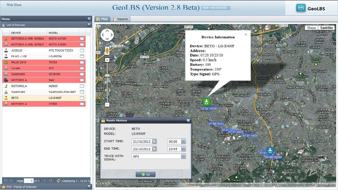GPS Tracker Web & SMS Trial