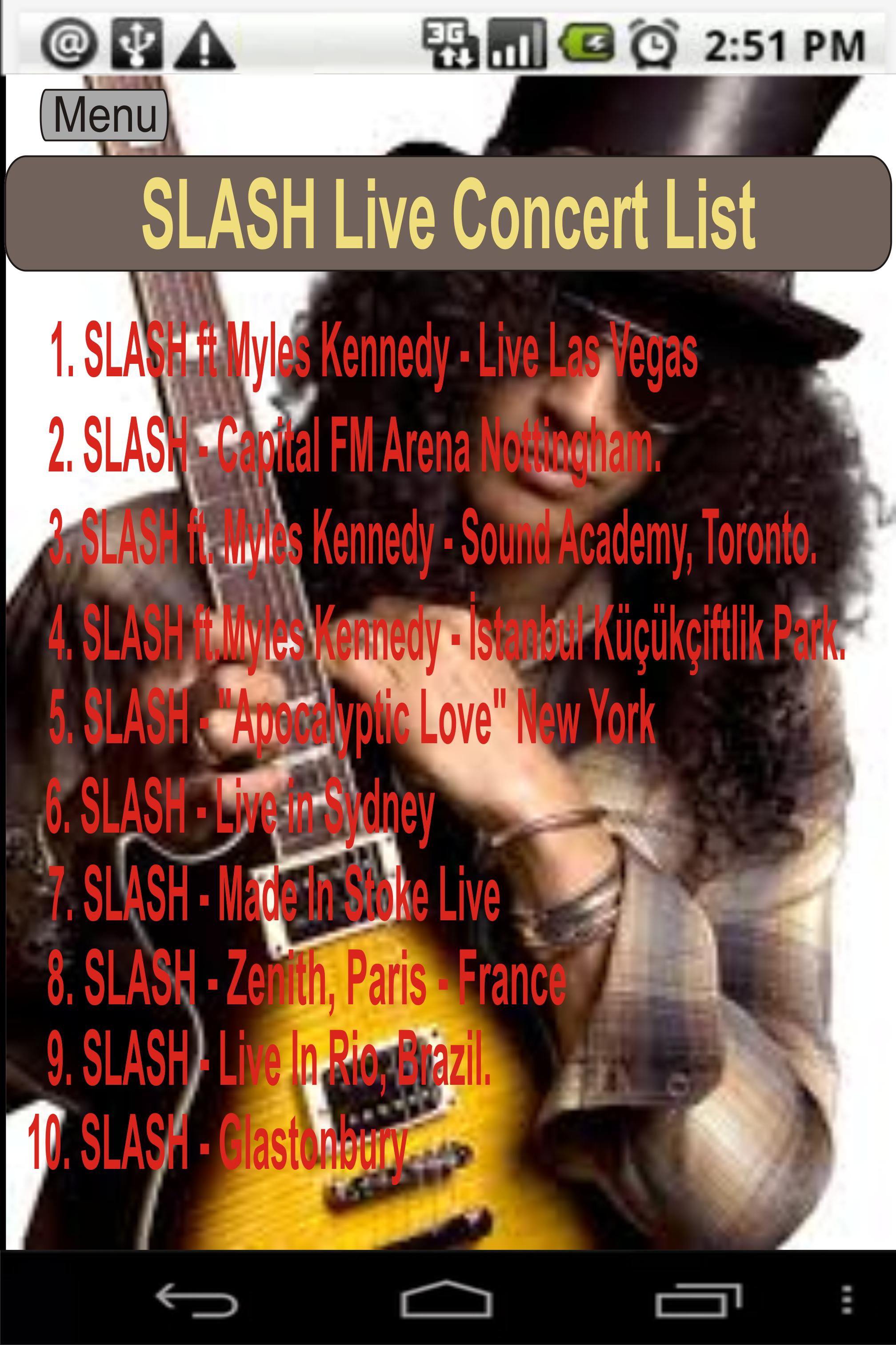 Rock Guitarist Concerts