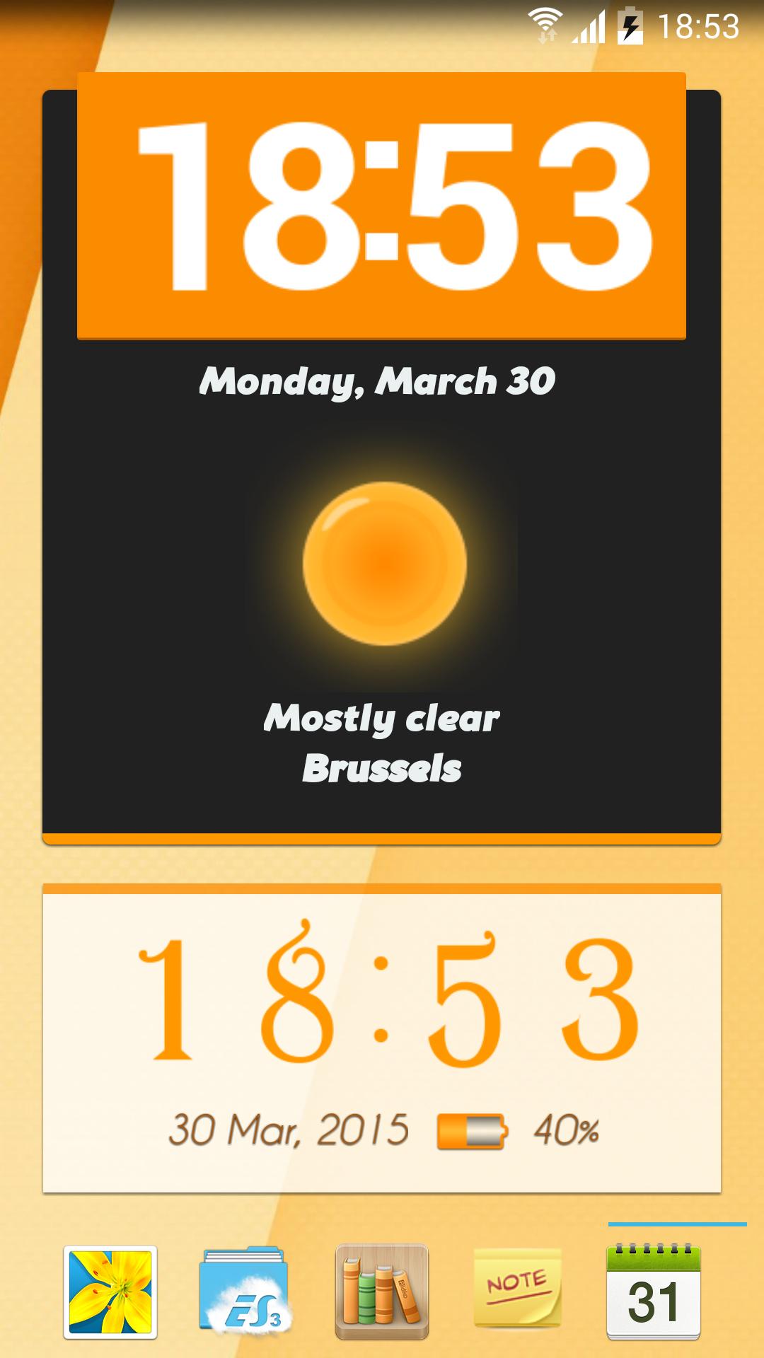 Animated Widgets Clock Weather