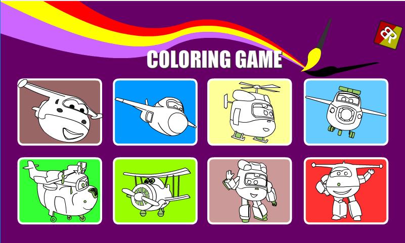 Flying wings Coloring Game
