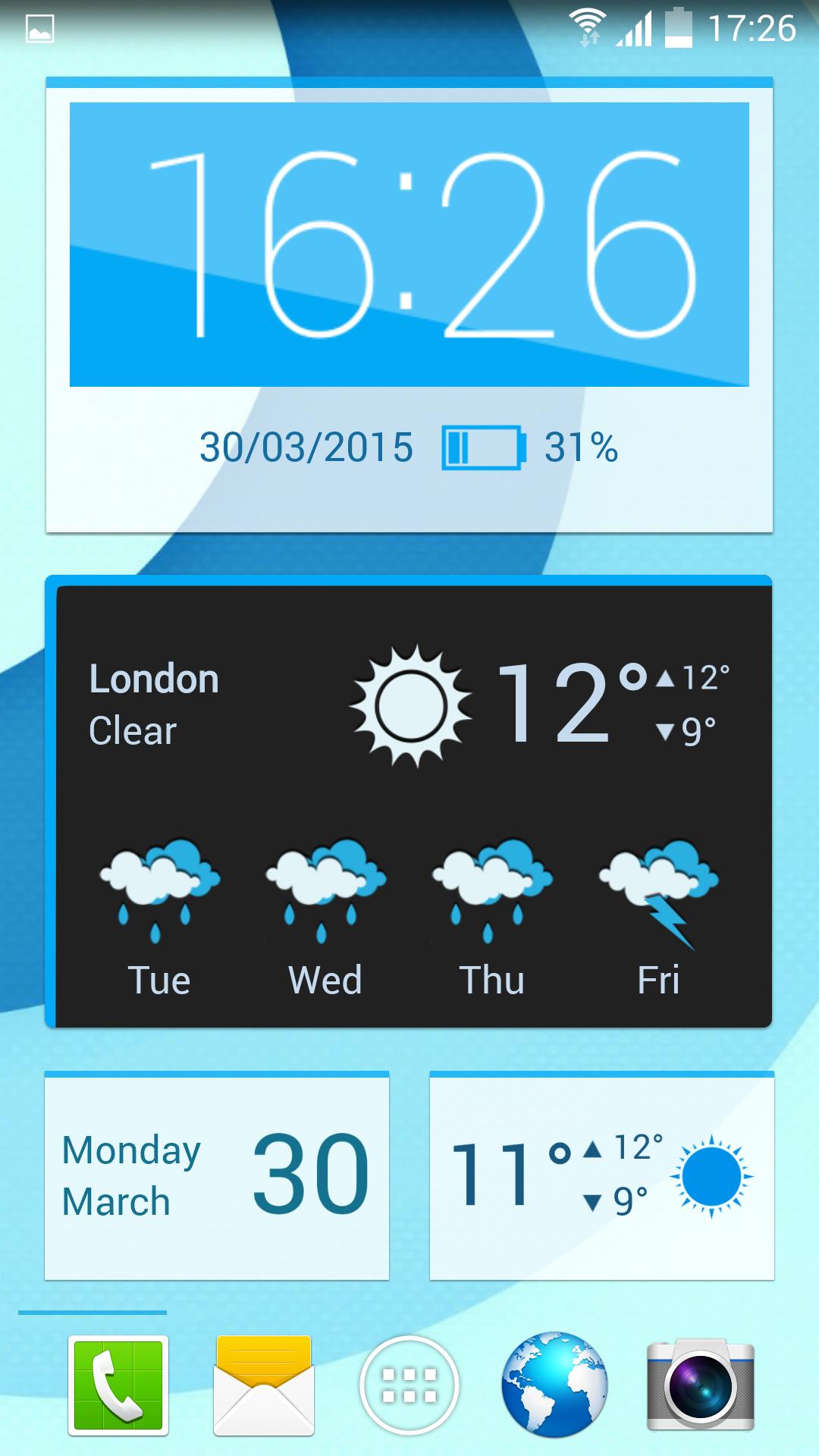 Animated Widgets Clock Weather