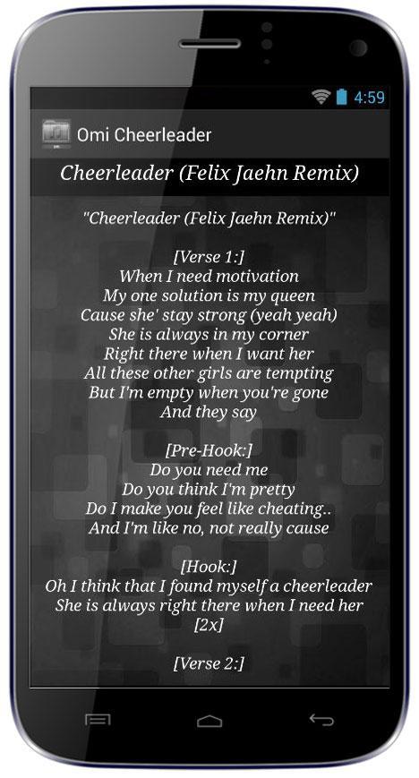 Omi Cheerleader Song Lyrics
