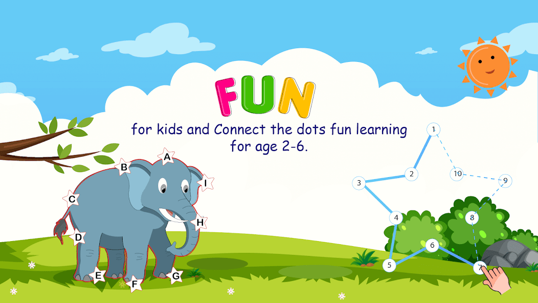 Connect the dots ABC Kids Game