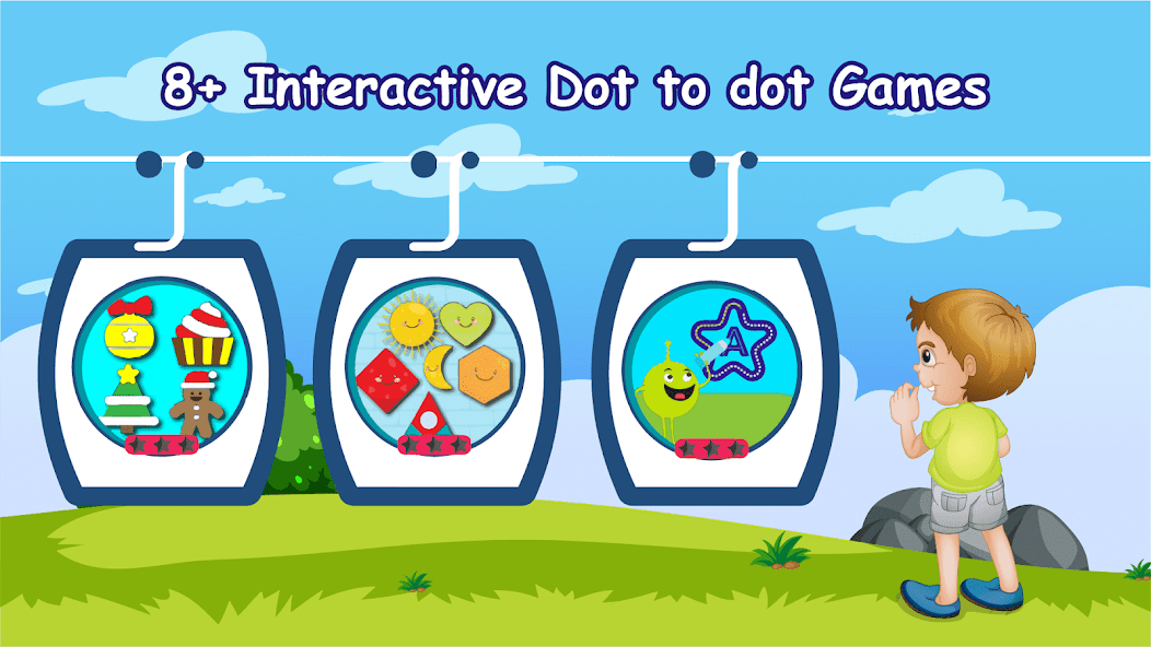 Connect the dots ABC Kids Game