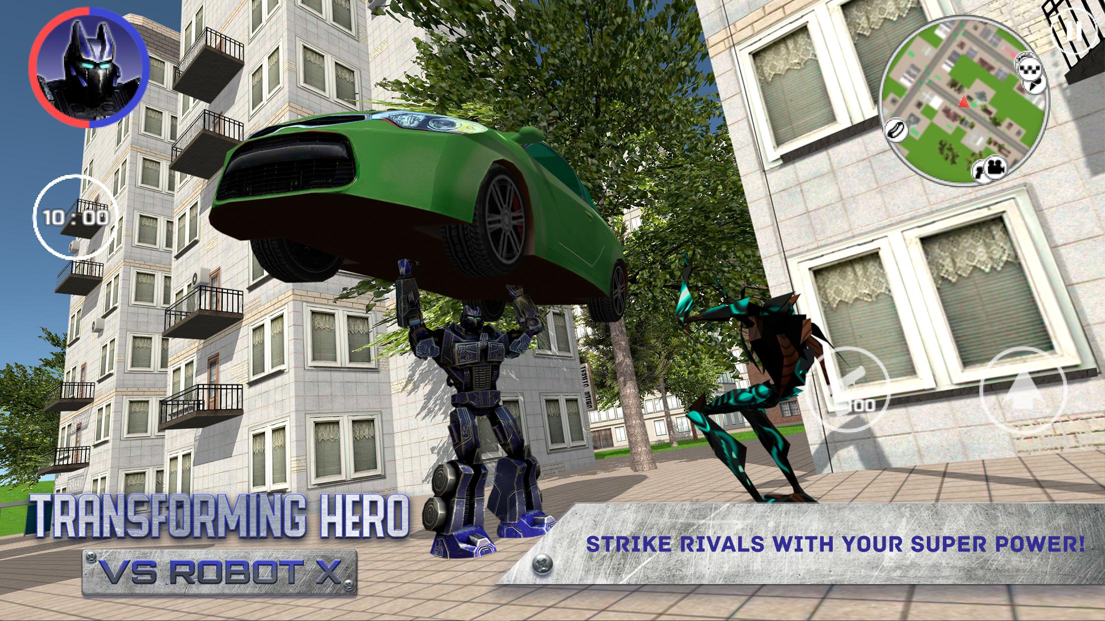 Transforming Hero vs Robot X