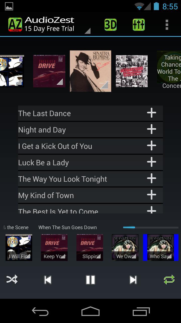 AudioZest 3D Music Player Free