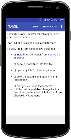 Tamil Text Viewer