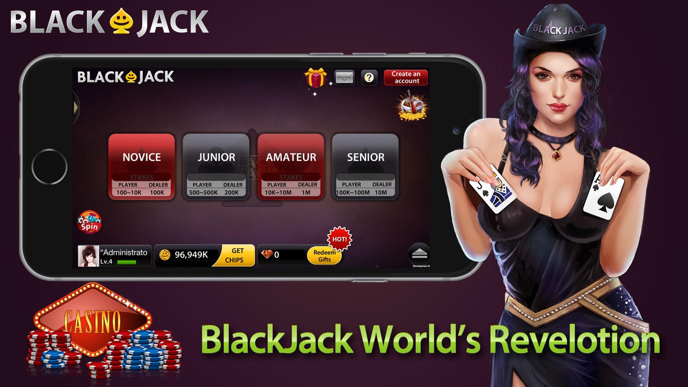 BlackJack Vegas- Free 21 Poker