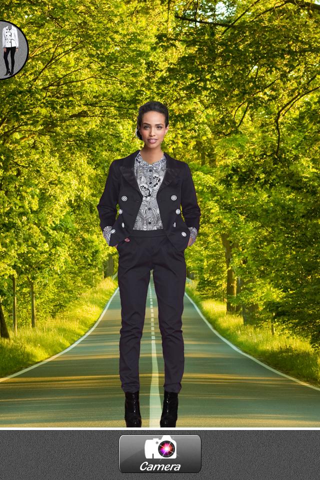 Woman Coat Suit Photo