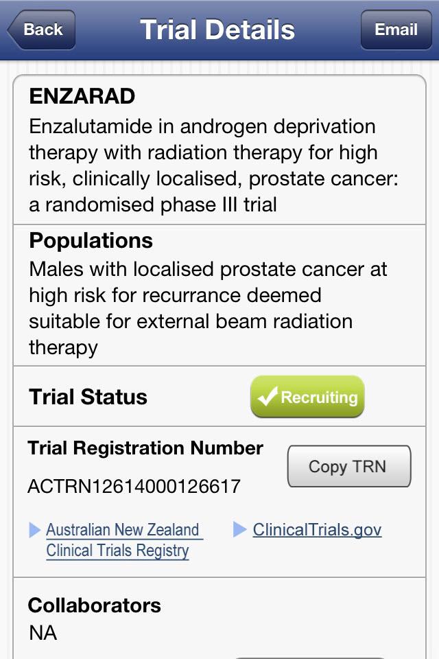 ClinTrial Refer ANZUP