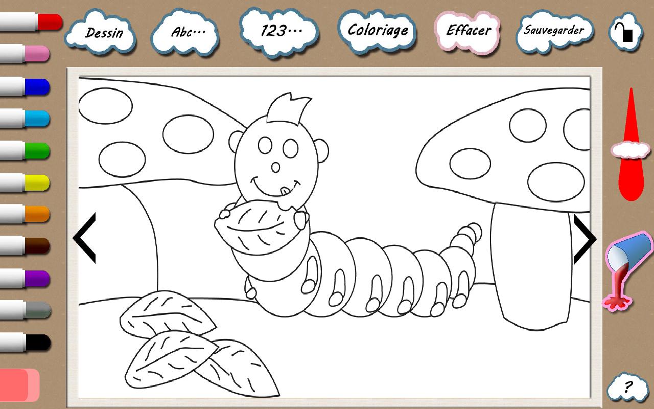 Drawing coloring baby and kids