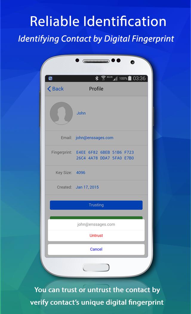 Enssages: Encrypted Messages