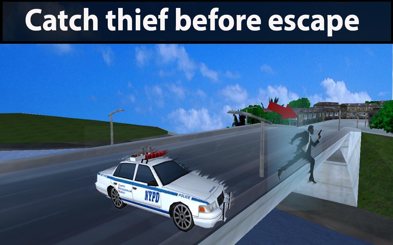 Police Car Crime Chase Target