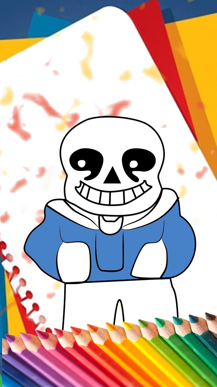 Coloring Book for Undertale Sans