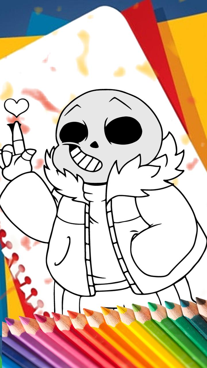 Coloring Book for Undertale Sans