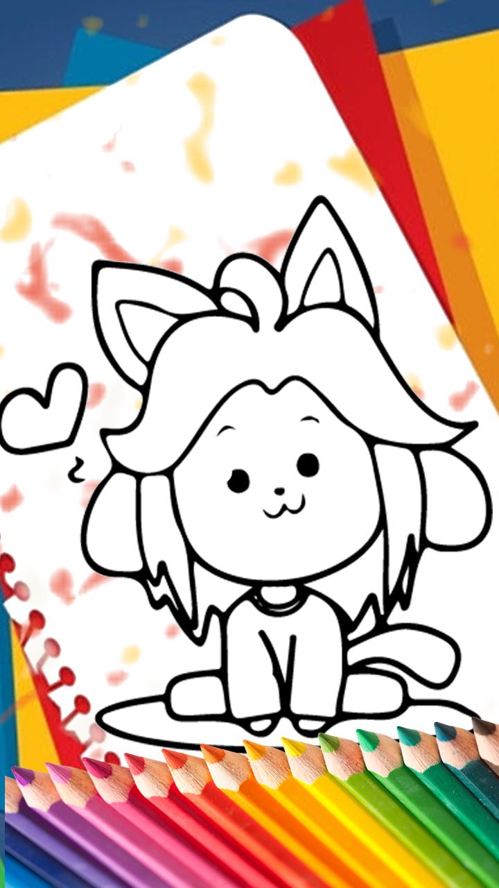 Coloring Book for Undertale Sans